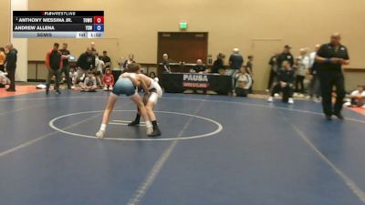 88 lbs Semis - Anthony Messina Jr., The Outsiders Wrestling Club vs Andrew Allena, Yale Street WC