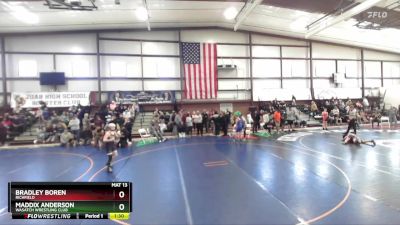 115 lbs Quarterfinal - Bradley Boren, Richfield vs Maddix Anderson, Wasatch Wrestling Club