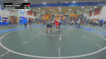 285 lbs Cons. Round 4 - Abraham Rojo, Paramount vs Benjamin Escobedo, Los Altos