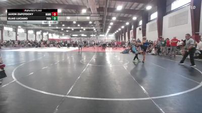 110 lbs Cross Bracket (8 Team) - Jaxon Zapotocky, Mat Assassins White vs Elias Luciano, Parabellum MS