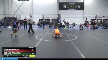 92 lbs Round 1 (4 Team) - Michael Stillwell, River WC vs Zayd Muhammad, 84 Athletes