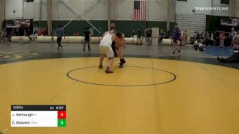 220 lbs 7th Place - Jairen Ashbaugh, Hill City vs Demarius Bosveld, North Bend Mat Cats