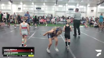 40 lbs Round 3 (6 Team) - Easton Sanders, Contenders WA vs Lucas Gregula, 84 Athletes