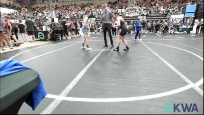 98 lbs Rr Rnd 2 - Bristol Walters, Elgin Wrestling vs Ashlynn Clark, Team Nomad