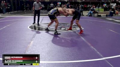 144 lbs Champ. Round 1 - Heber Mcpherson, Riverton vs Slater Mcandrew, Hermiston Oregon