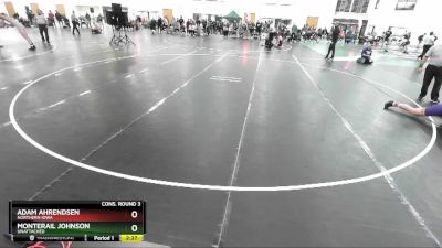 197 lbs Cons. Round 3 - Adam Ahrendsen, Northern Iowa vs Monterail Johnson, Unattached