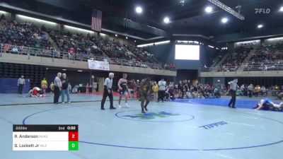 220 lbs Round Of 16 - Robert Anderson, Mcadoo vs Gregory Lockett Jr, Milford