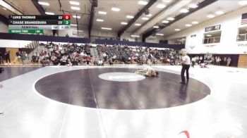 174 lbs Semifinal - Luke Thomas, Alvernia vs Chase Brandebura, Saint Vincent