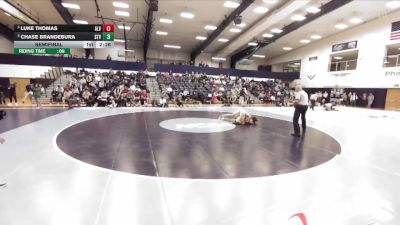 174 lbs Semifinal - Luke Thomas, Alvernia vs Chase Brandebura, Saint Vincent
