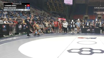 155 lbs Champ. Rd Of 16 - Symone Jewell, California vs Maria Imhauser, New Jersey