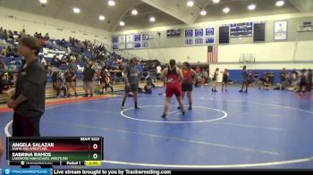 189 lbs Semifinal - Sabrina Ramos, Lakewood High School Wrestling vs Angela Salazar, Santa Ana Wrestling