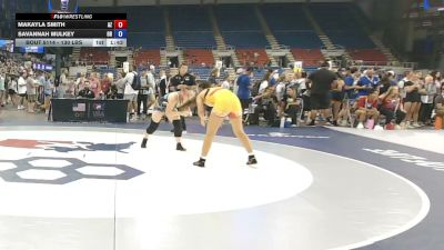 130 lbs Champ. Rd Of 128 - Makayla Smith, Arizona vs Savannah Mulkey, Ohio