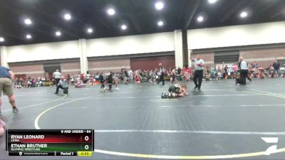 64 lbs Cons. Round 1 - Ryan Leonard, CKWA vs Ethan Bruther, Olympus Wrestling