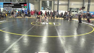 66 lbs 5th Place - Kayden Turner, Mercersburg vs Ethan Wills, Fairmont