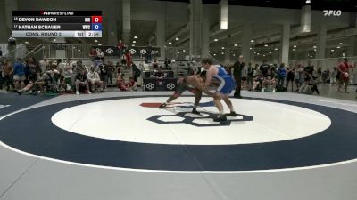 125 lbs Cons. Round 2 - Devon Dawson, Northern Illinois RTC vs Nathan Schauer, Wolves Wrestling Club
