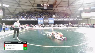 3A 120 lbs Cons. Round 3 - Max Morse, Snohomish vs James Stager, Prairie