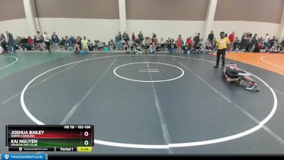 102-106 lbs Round 1 - Joshua Bailey, North Carolina vs Kai Nguyen, Spartan Mat Club