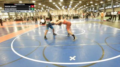 152 lbs Consi Of 16 #2 - Paxon Legatt, GA vs Ryan Dietrick, TN