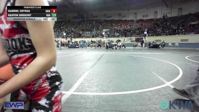 55 lbs Quarterfinal - Luke Crain, Skiatook Youth Wrestling vs Jasper Lockett Jr, Cowboy Wrestling Club