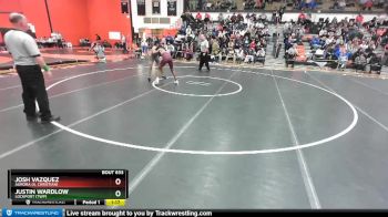 120 lbs Semifinal - Justin Wardlow, LOCKPORT (Twp) vs Josh Vazquez, Aurora (A. CHRISTIAN)
