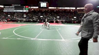 115 lbs Cons. Round 4 - Eddie Coffee, NA vs Gavin McGarry, STC2