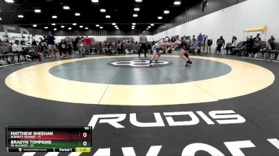 90 lbs Quarterfinals (8 Team) - Bradyn Tompkins, PA Alliance vs Matthew Sheehan, Burnett Trained