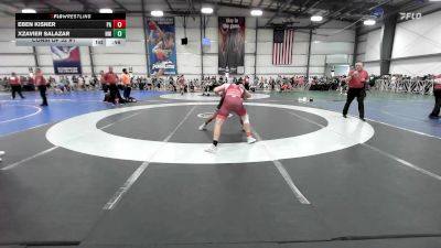 132 lbs Consi Of 32 #1 - Eben Kisner, PA vs Xzavier Salazar, NM