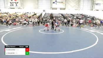 110 lbs Champ. Round 2 - Owen Alexander, Penfield Youth Wrestling Club vs Lucas Carpenter, Johnstown Pee Wee Wrestling Club