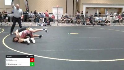 144 lbs Round Of 16 - Colton Kelley, Hammers WC vs Vince Partington, Team Thunder WC