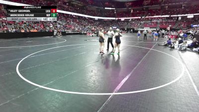 235 lbs Quarters - Mercedes Kruse, West De Pere vs Kiley Georgel, Luxemburg-Casco
