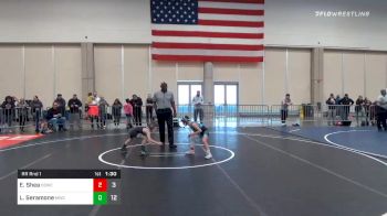 61 lbs Prelims - Eli Shea, SouthSide ES vs Luca Seramone, Middletown WC ES