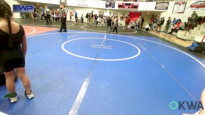 55 lbs Rr Rnd 4 - Evelyn Pierce, Verdigris vs Athina Lowe, Tahlequah Wrestling Club