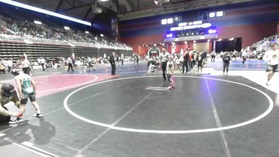 61 lbs 3rd Place - Carter LeClair, Riverton USAW vs Knox Bussey, Windy City WC