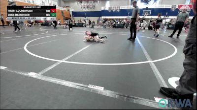 52 lbs Semifinal - Ryatt Luchsinger, Lexington Wrestling Club vs Luke Baysinger, Shelton Wrestling Academy