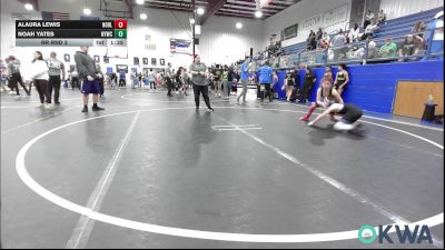 84 lbs Rr Rnd 3 - Alaura Lewis, Noble Takedown Club vs Noah Yates, Newcastle Youth Wrestling