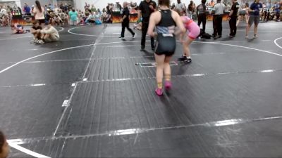 128 lbs Round 3 (4 Team) - Skylin Darnell, R&R Ladies Purple vs Lillian Malloy, Level Up Wrestling Center