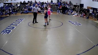 132-139 lbs Round 2 - Jack Hughes, Kracken Wrestling Club vs Cy`nthia Wallace, Armory Wrestling