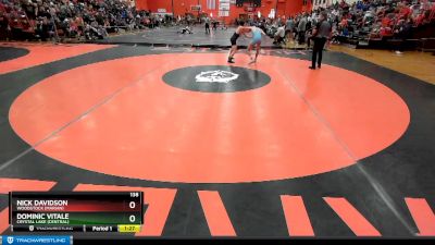138 lbs Cons. Round 4 - Nick Davidson, Woodstock (MARIAN) vs Dominic Vitale, Crystal Lake (CENTRAL)