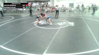 64 lbs 5th Place - Galilea Mendoza, Southwest Stallions WC vs Elizabeth Boyer, ReZults Wrestling
