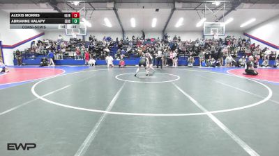 100 lbs Consolation - Alexis Morris, Glenpool vs Abrianne Halapy, Edison Eagles