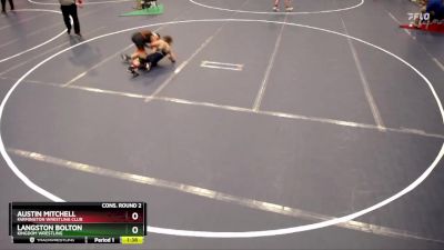 102 lbs Cons. Round 2 - Austin Mitchell, Farmington Wrestling Club vs Langston Bolton, Kingdom Wrestling