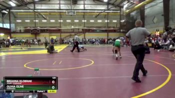 125 lbs Cons. Round 3 - Briahna Klobnak, Joliet Township vs Olivia Olive, Harrison