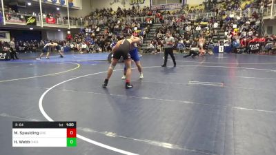 215 lbs R-64 - Max Spaulding, Erie Prep vs Haydan Webb, Chestnut Ridge