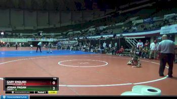 113 lbs Semis (4 Team) - Gary English, Franklin County vs Josiah Pagan, Liberty