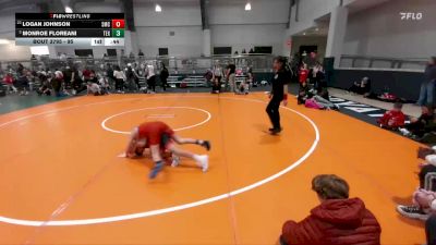 95 lbs Cons. Semi - Monroe Floreani, Texas vs Logan Johnson, Spartan Mat Club