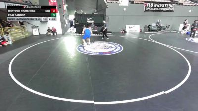 Champ. Round 2 - Brayden Figuerres, Centennial High School Wrestling vs Esai Sandez