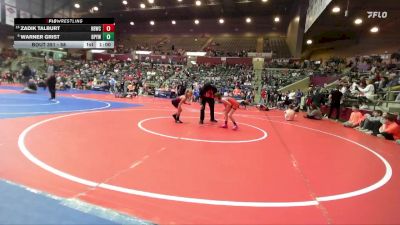 58 lbs Cons. Round 2 - Zadik Talburt, Honey Badger Wrestling Club vs Warner Grist, Benton Parks Youth Wrestling