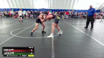 140 lbs Finals (2 Team) - Cash Clark, CP Elite vs Logan Haer, Terps Xtreme