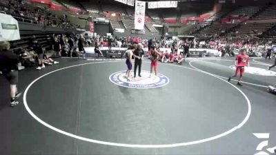 138 lbs Orion Hill, SAWA - Sacramento Area Wrestling Association vs Andrew Wallace, TCWA - Tri-Counties Wrestling Association