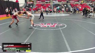 197 lbs Semifinal - Ronan Wunsch, University Of Central Missouri vs Maxim Ryner, Quincy